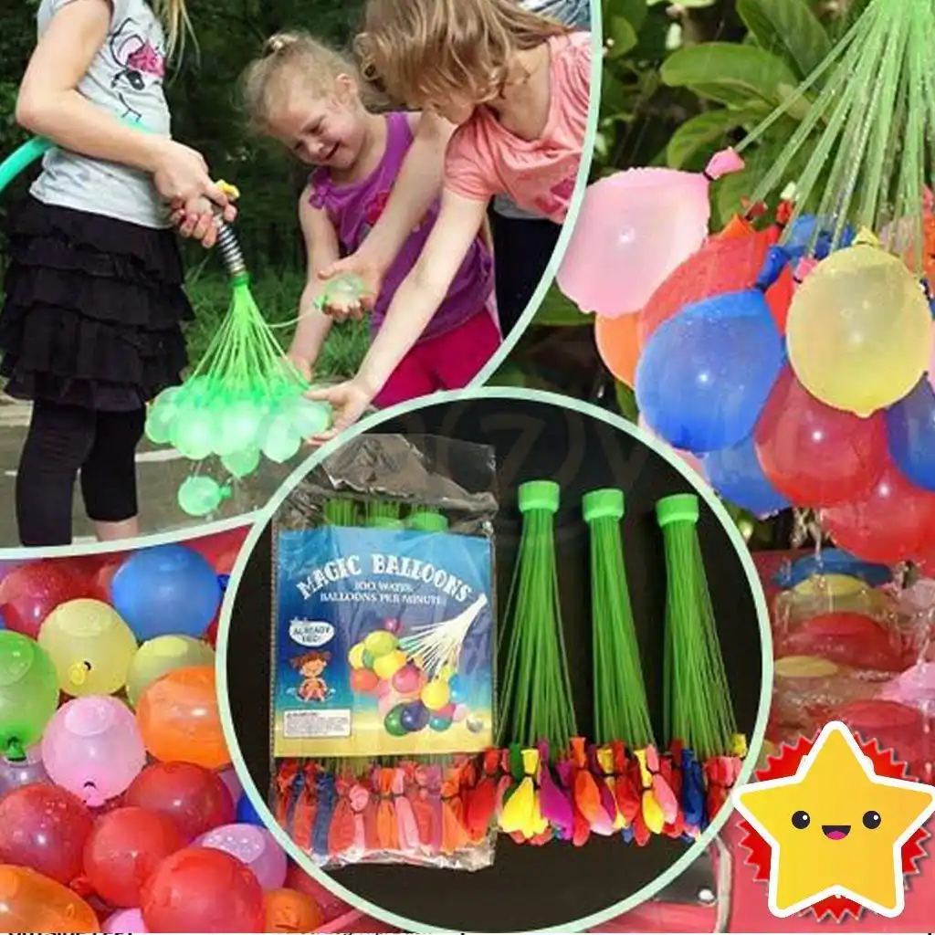 Water Balloons for Holi - Multicolour (Pack of 3(111 Balloons) ) - Image 3