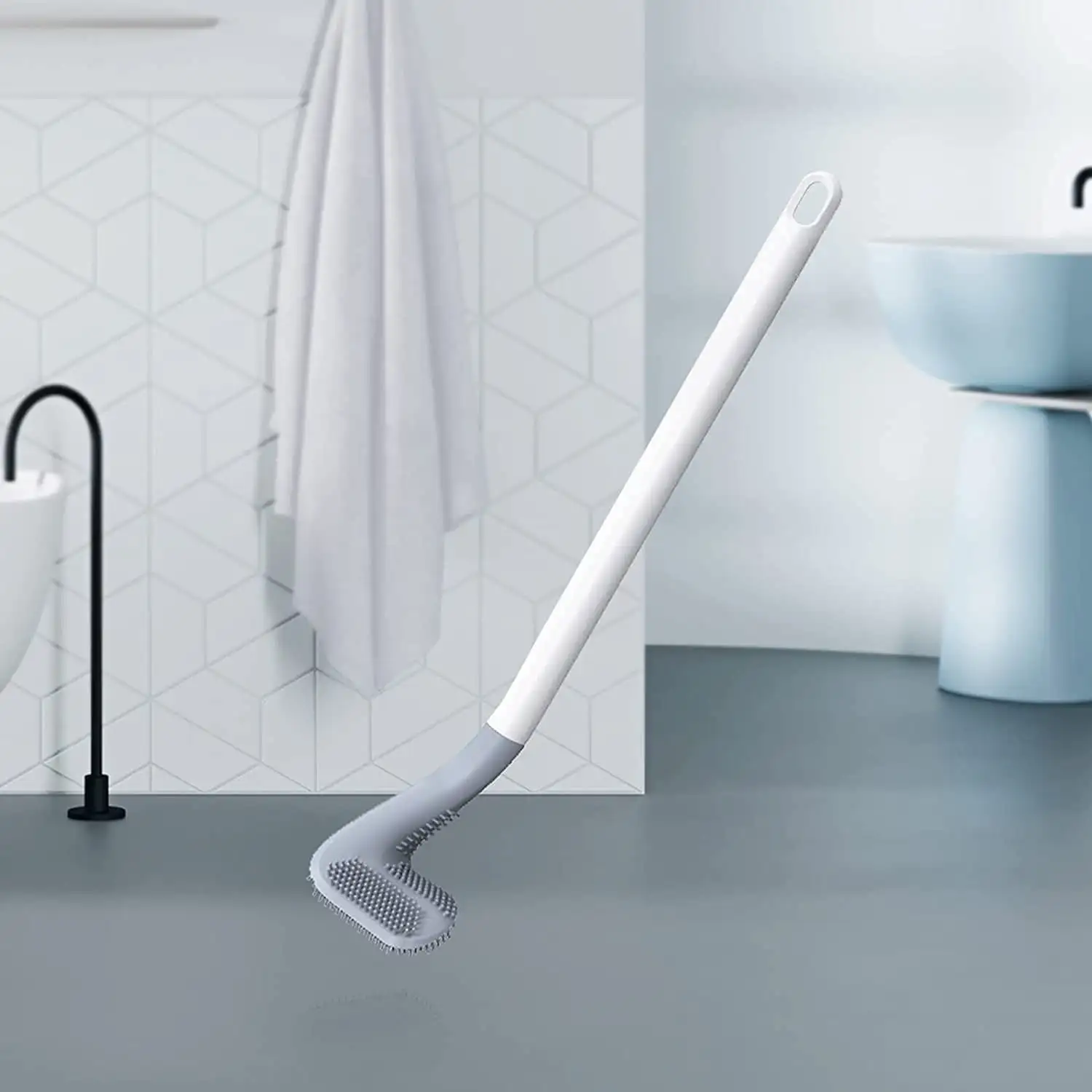 Golf L Shape Toilet Brush Silicone