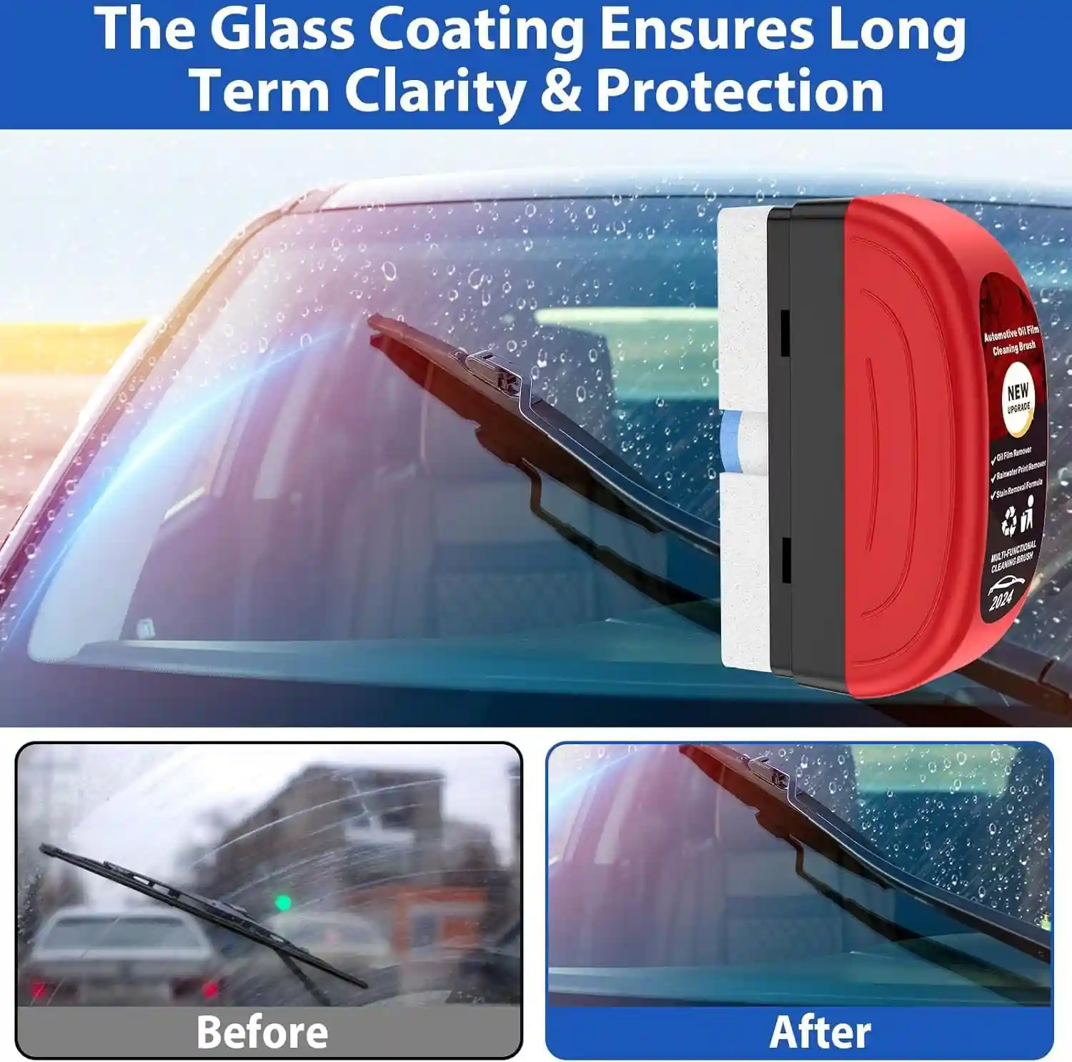 Car Glass Oil Film Remover glass cleaner - Image 7