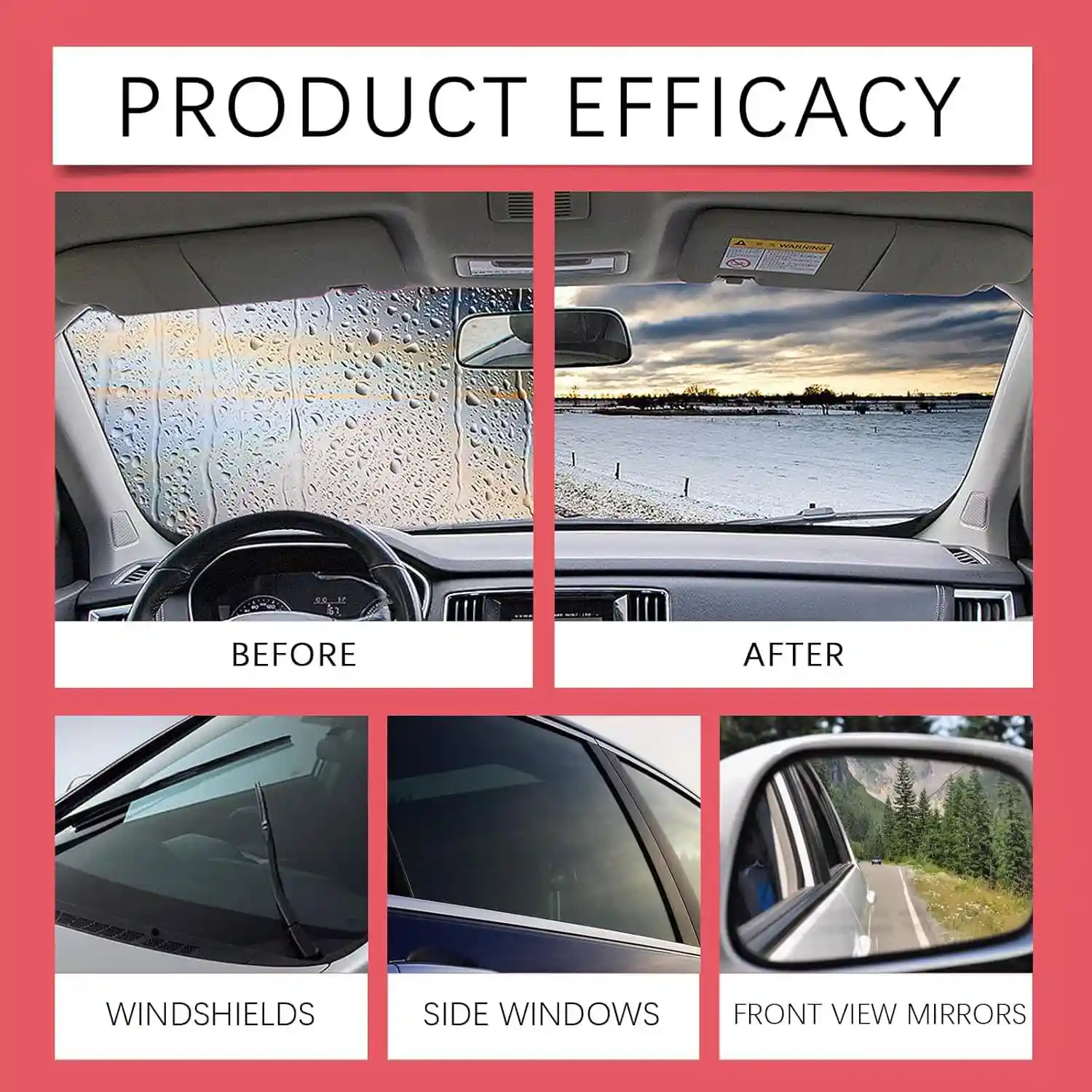Car Glass Oil Film Remover glass cleaner - Image 6