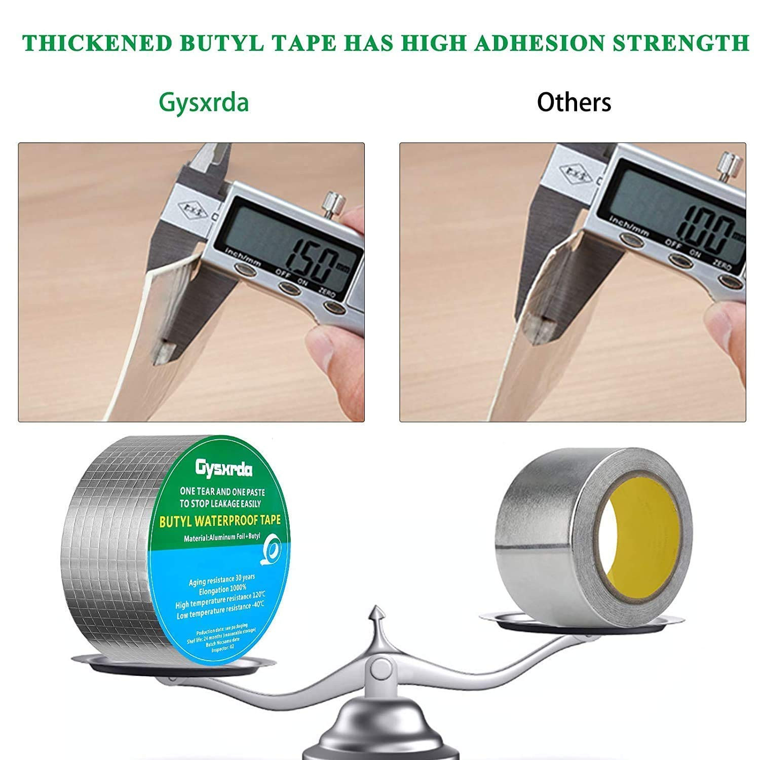 HEAVY ALUMINIUM WATER PROOF TAPE - Image 2